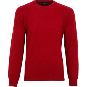 Pullover Alan Paine lamswol ronde hals rood