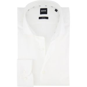 Boss Black overhemd H-HANK mouwlengte 7 wit slim fit