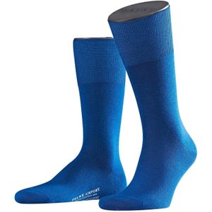 Falke sokken blauw effen wol