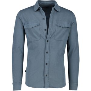 Butcher of Blue overshirt blauw katoen