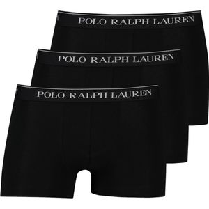Polo Ralph Lauren boxershort zwart effen 3-pack