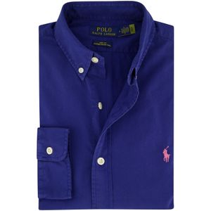 Polo Ralph Lauren overhemd blauw katoen regular fit