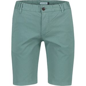 broek State of Art korte groen effen katoen