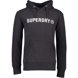 Superdry sweater zwart effen