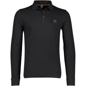 Hugo Boss polo lange mouw Passerby zwart