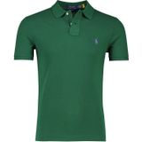 Polo Ralph Lauren poloshirt met korte mouwen slim fit groen effen katoen