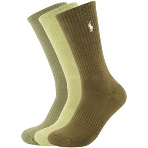 3-pack Polo Ralph Lauren sokken effen groen
