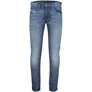 Diesel jeans blauw D-strukt 5-p effen denim