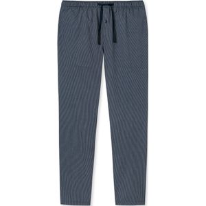 Mix & Relax Schiesser pyjamabroek lang gestreept blauw