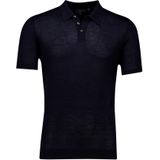 Cavallaro Olmo Polo donkerblauw gebreid slim fit