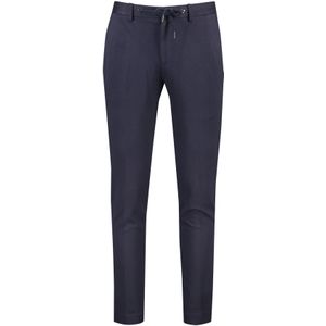 Wollen  Born With Appetite pantalon donkerblauw effen