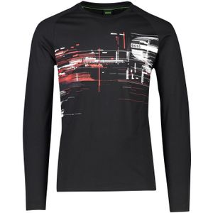 Hugo Boss t-shirt zwart geprint
