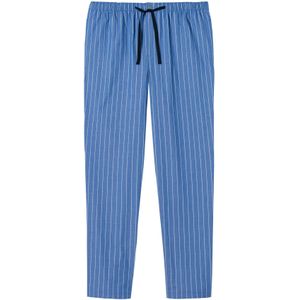 Pyjamabroek blauw gestreept Schiesser katoen