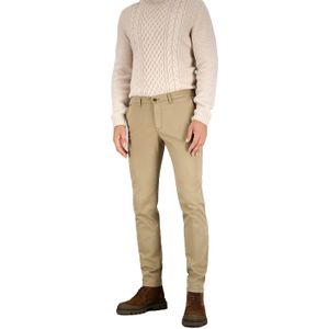 Gardeur pantalon Seven camel ton katoen