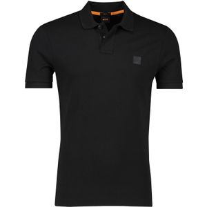 BOSS Slim Fit Polo Passenger met Logo Zwart