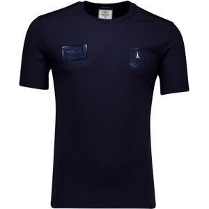 Aeronautica Militare T-shirt donkerblauw effen regular fit