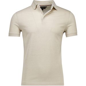 katoenen Tommy Hilfiger polo beige slim fit