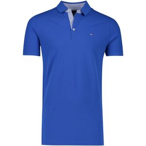 Korte mouw katoenen Portofino polo extra lang blauw