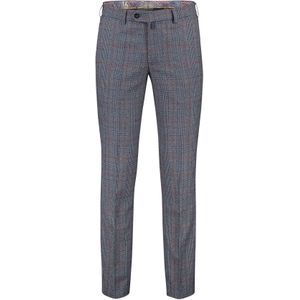 Meyer pantalon Bonn grijs blauw geruit