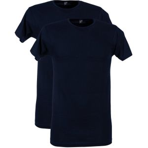 Alan Red t-shirt Alan Red t-shirts aanbieding effen katoen donkerblauw