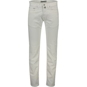 Pierre Cardin jeans wit effen katoen Tapered Fit