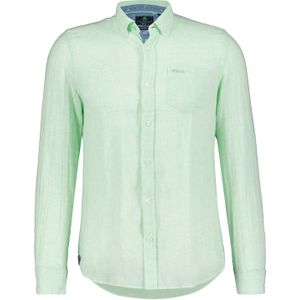 Tuke New Zealand overhemd normale fit groen effen