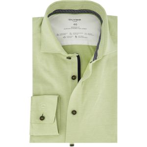 Olymp luxor overhemd groen modern fit