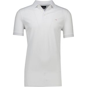 Portofino - Polo - Wit - Katoenmix - 3 Knoopsluitingen
