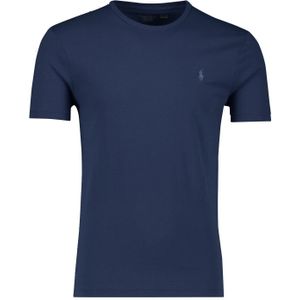 Polo Ralph Lauren t-shirt blauw custom slim fit normale fit katoen