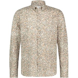 State of Art casual overhemd normale fit camel printje