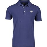 Replay polo normale fit navy effen katoen