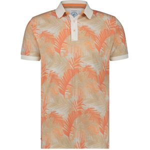Oranje bladeren print polo A Fish Named Fred