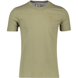 Groen t-shirt Aeronautica Militare met embleem