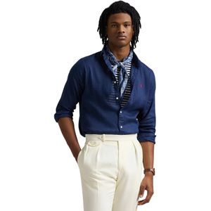 Navy overhemd Ralph Lauren Slim Fit