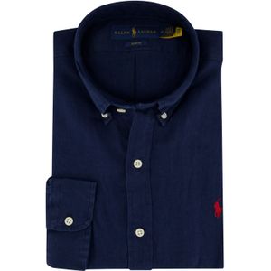 Navy overhemd Ralph Lauren Slim Fit