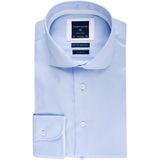 Profuomo overhemd cutaway slim fit blue