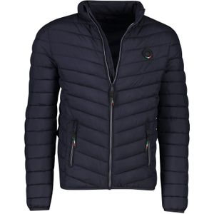 Portofino tussenjas Misano navy effen rits normale fit