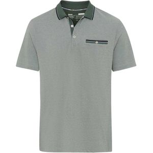 Brax polo groen katoen katoen
