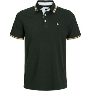 Jack & Jones polo normale fit groen effen katoen