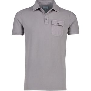 State of Art Bonneterie poloshirt borstzak grijs