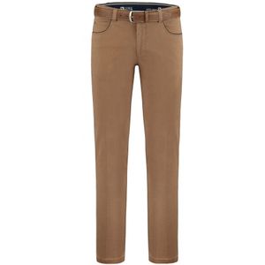 COM4 heren broek 5-pocket Swing Front Basic bruin