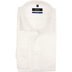 Seidensticker Tailored overhemd wit twill non iron