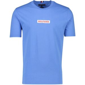 Tommy Hilfiger t-shirt ronde hals logo blauw