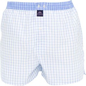 Mc Alson boxershort ruit wit blauw