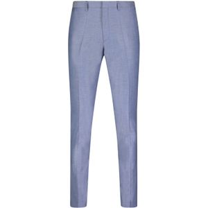 Roy Robson pantalon mix en match blauw slim fit gemêleerd wol