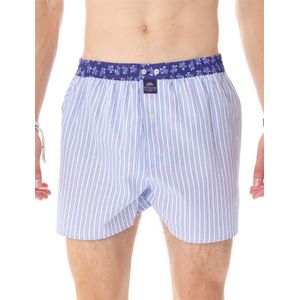 Mc Alson boxershort blauw wit gestreept katoen