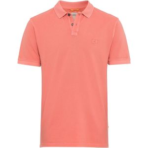 Camel Active polo wijde fit rood effen 100% katoen