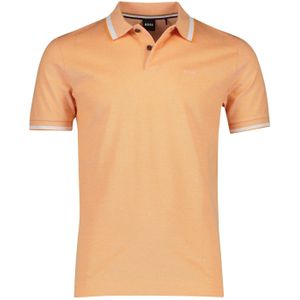 Hugo boss oranje met logo effen korte mouwtje