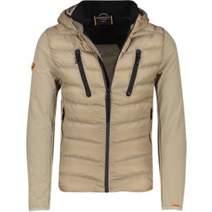 Superdry bruine jas slim fit polyester