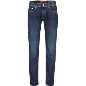 Pierre Cardin jeans donkerblauw effen denim normale fit